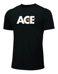 Nike Women's Volleyball Ace Tee - Black/White/Gold