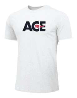 Nike Men's Volleyball Ace Tee - White/Black/Red