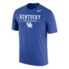 Nike Men's Volleyball University Of Kentucky Dri-Fit Cotton Short Sleeve University Of Kentucky Tee - Game Royal
