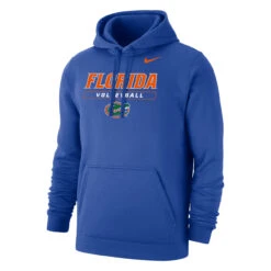 Nike Men's Volleyball University Of Florida Club Fleece Pullover Hoodie - Royal