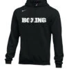 Nike Men's Boxing Shattered Logo Club Fleece Hoodie - Black/White
