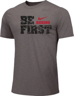 Nike Youth Boxing Be First Cotton Tee - Grey