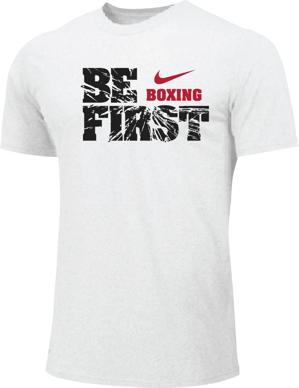Nike Women's Boxing Be First Cotton Tee - White 1 Nike Women's Boxing Be First Cotton Tee - White