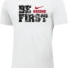 Nike Men's Boxing Be First Cotton Tee - White