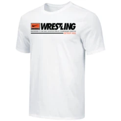 Nike Men's Wrestling Detroit Athlete Tee - Black/Orange