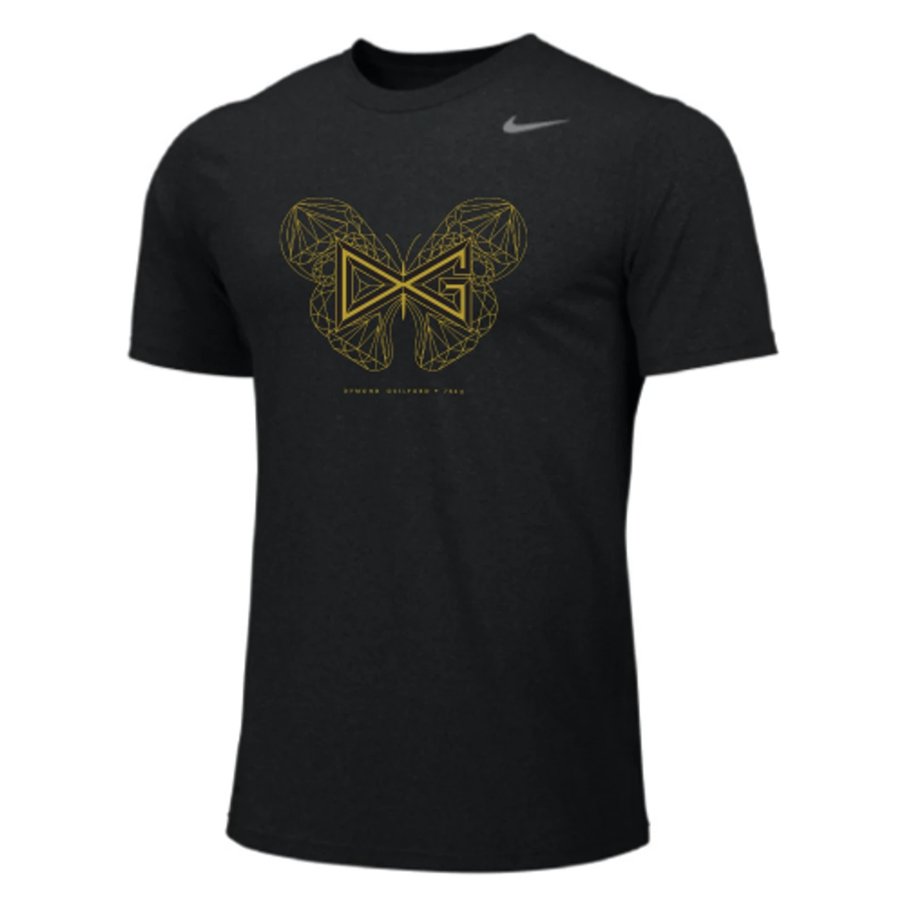 Nike Men's Dymond Guilford Butterfly Tee - Black 1 Nike Men's Dymond Guilford Butterfly Tee - Black