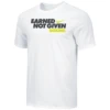 Nike Men's Boxing Earned Not Given Tee - White/Black/Yellow