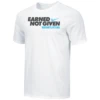 Nike Men's Weightlifting Earned Not Given Tee - White/Black/Blue