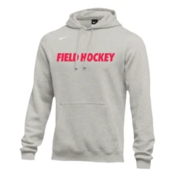 Nike Men's Field Hockey Club Fleece Hoodie - Grey/Red