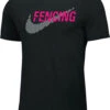 Nike Men's Fencing Rawdacious Tee - Black/Grey