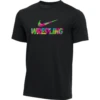 Nike Men's Wrestling Tee - Floral/Black