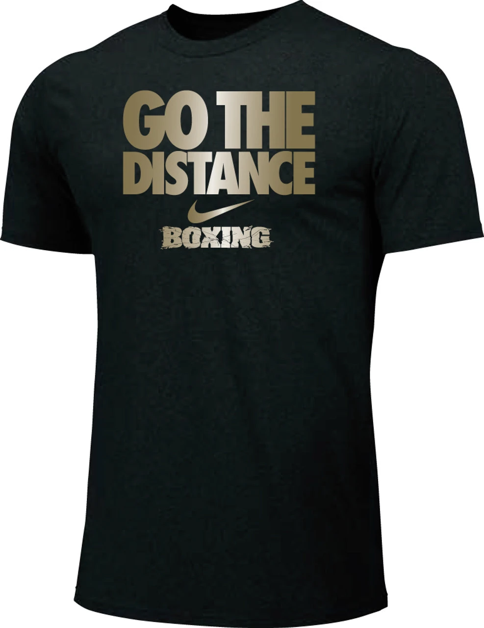Nike Youth Boxing Go The Distance Cotton Tee - Black 1 Nike Youth Boxing Go The Distance Cotton Tee - Black