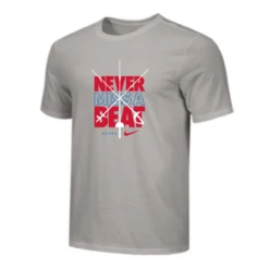 Nike Men's Fencing Never Miss A Beat Tee - Grey