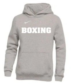 Nike Women's Boxing Club Fleece Hoodie - Grey/White
