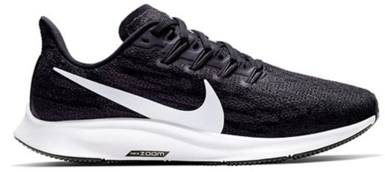 Nike Men's Air Zoom Pegasus 36 - Black/White/Grey 1 Nike Men's Air Zoom Pegasus 36 - Black/White/Grey