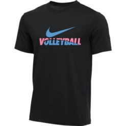 Nike Men's Volleyball Tee - Black/Pink/Blue