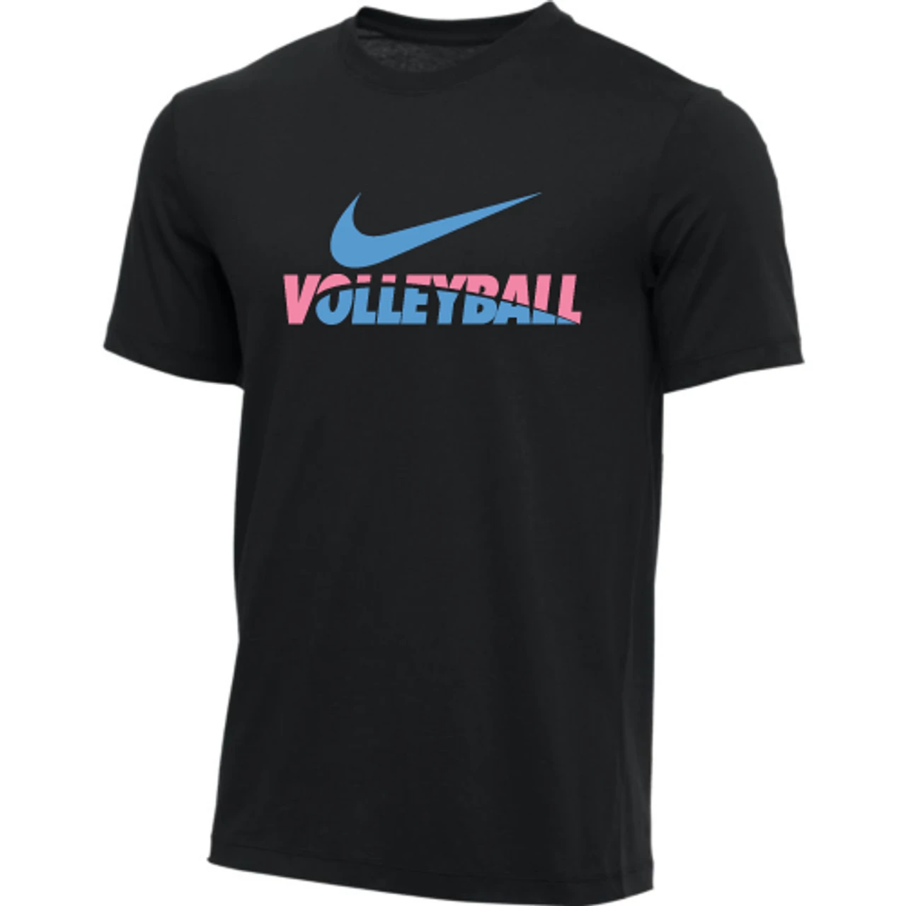 Nike Men's Volleyball Tee - Black/Pink/Blue 1 Nike Men's Volleyball Tee - Black/Pink/Blue
