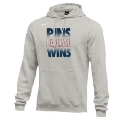 Nike Men's Wrestling Club Fleece Hoodie - Grey/Red/Blue