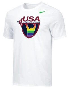 Nike Men's USA Weightlifting Pride Tee - White
