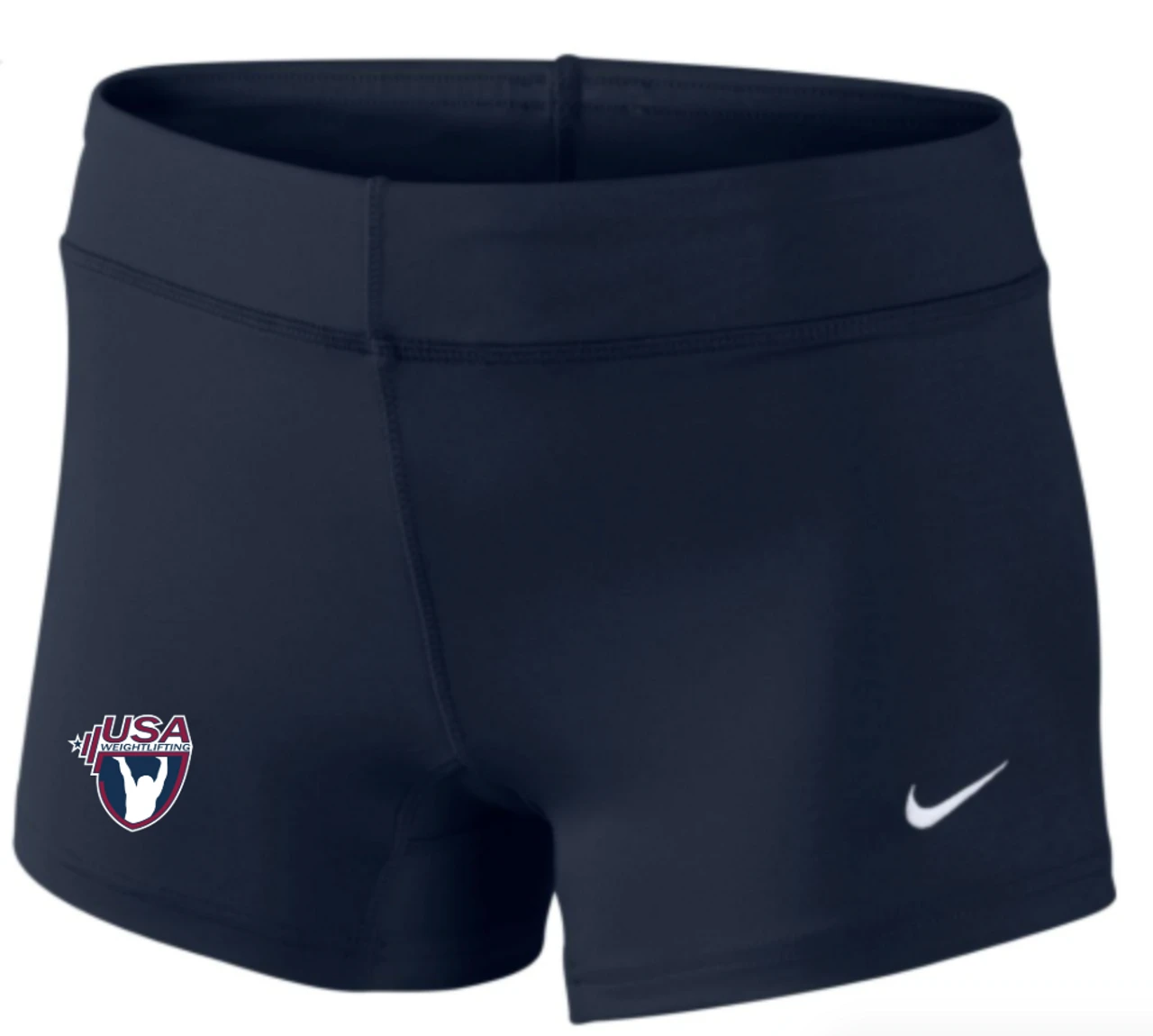 Nike Women's USA Weightlifting Performance Game Short - Navy 1 Nike Women's USA Weightlifting Performance Game Short - Navy