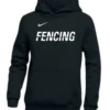 Nike Youth Fencing Pullover Club Fleece Hoodie - Black/White