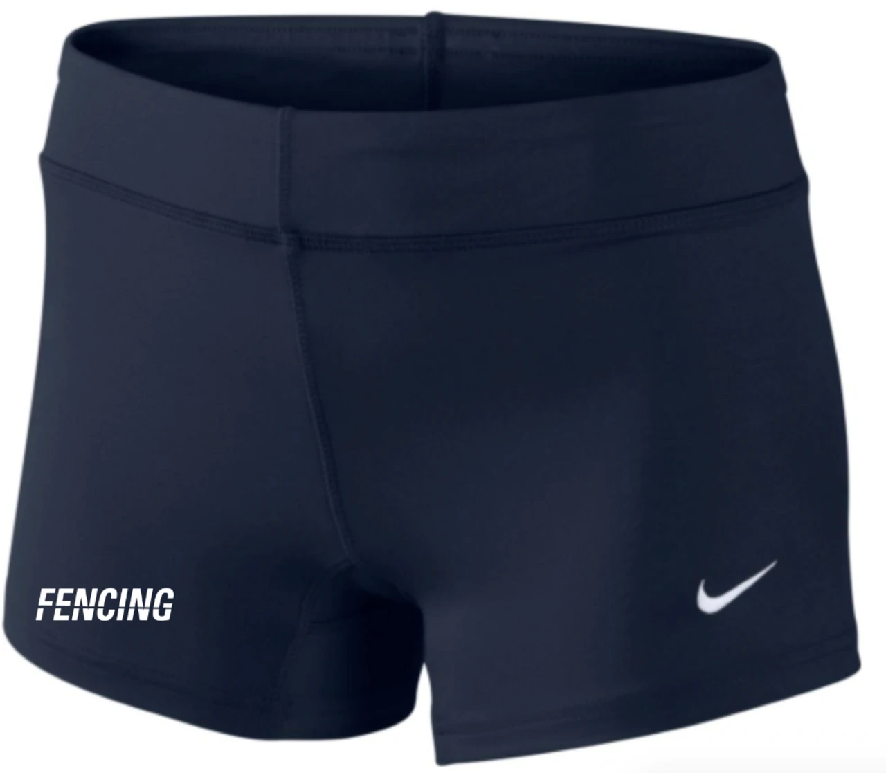 Nike Women's Fencing Performance Game Short - Navy/White 1 Nike Women's Fencing Performance Game Short - Navy/White