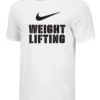 Nike Women's Weightlifting Stacked Tee - White