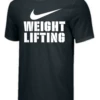 Nike Men's Weightlifting Stacked Tee - Black