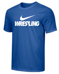 Nike Men's Wrestling Tee - Royal