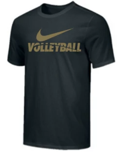 Nike Men's Volleyball Tee - Black/Gold