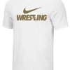 Nike Men's Wrestling Tee - White/Gold