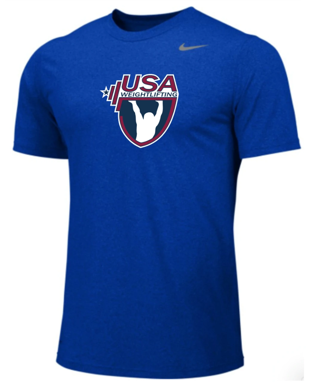Nike Youth USA Weightlifting Team Legend SS Crew - Royal 1 Nike Youth USA Weightlifting Team Legend SS Crew - Royal
