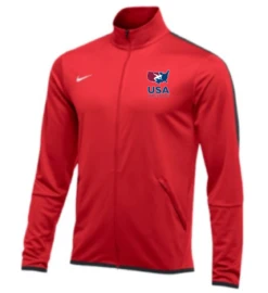 Nike Men's USA Wrestling Epic Jacket -Scarlet/Anthracite