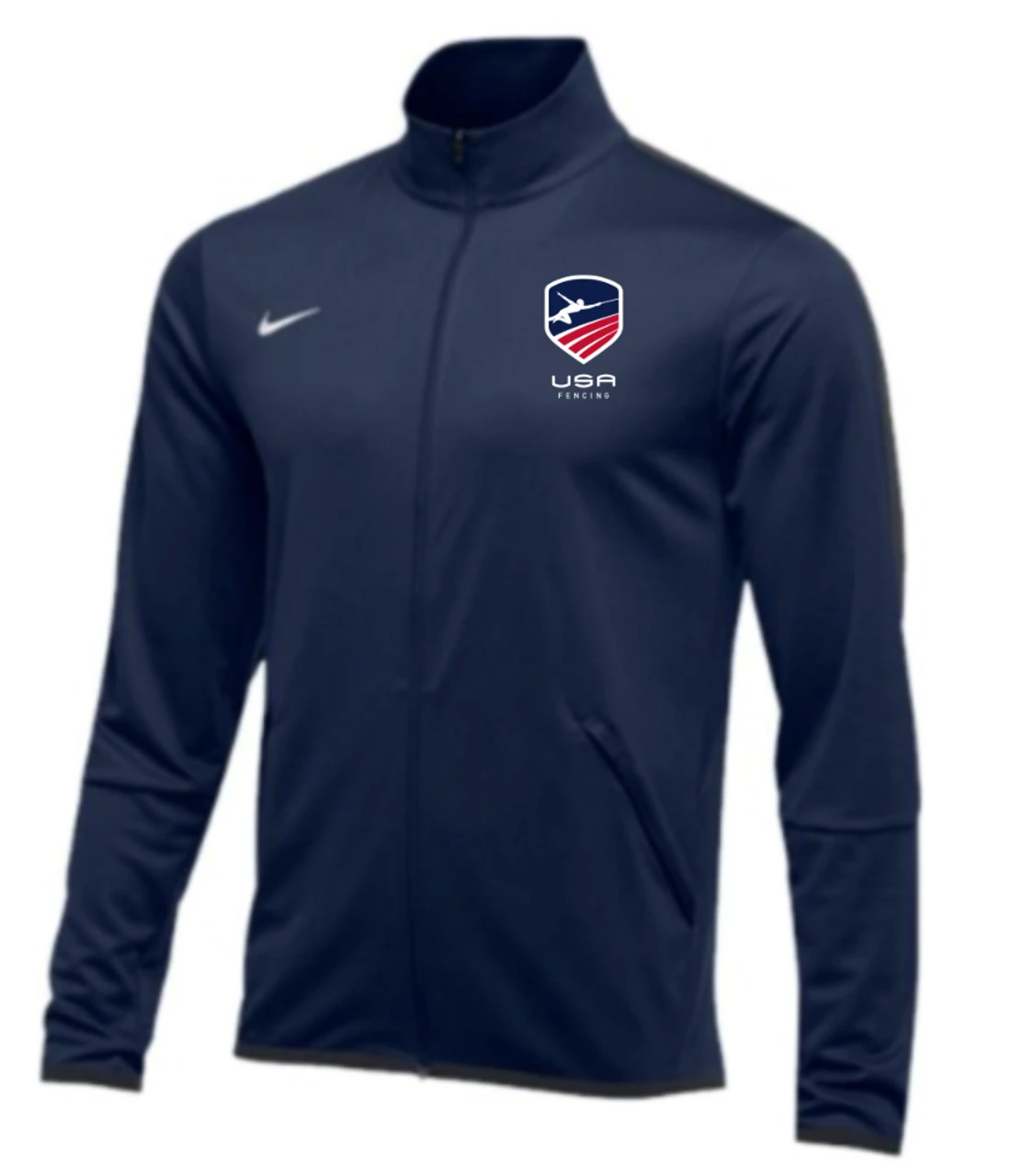 Nike Men's USA Fencing Epic Jacket - Navy/Anthracite 1 Nike Men's USA Fencing Epic Jacket - Navy/Anthracite