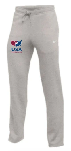 Nike Youth USA Wrestling Club Fleece Pant - Heather Grey