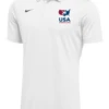 Nike Men's USA Wrestling SS Polo - White