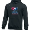 Nike Men's USA Wrestling Club Fleece Pullover Hoodie - Black