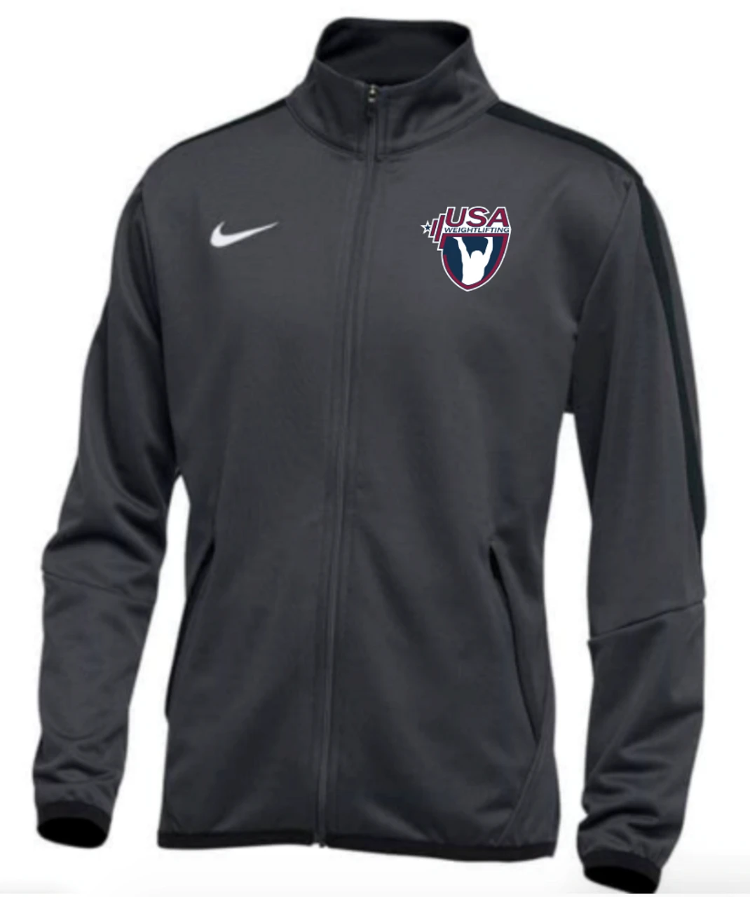 Nike Youth USA Weightlifting Epic Jacket - Anthracite 1 Nike Youth USA Weightlifting Epic Jacket - Anthracite