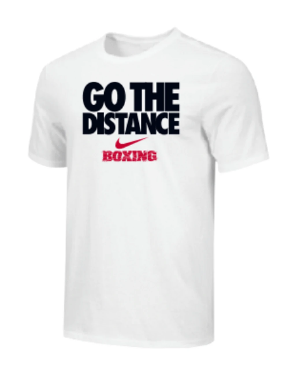 Nike Youth Boxing Go The Distance Tee - White 1 Nike Youth Boxing Go The Distance Tee - White