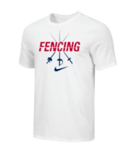 Nike Youth Fencing Swords Tee - White