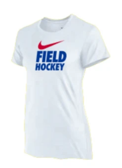 Nike Women's Field Hockey Tee - White/Blue