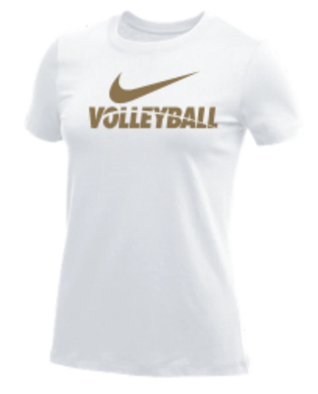 Nike Women's Volleyball Tee - White/Gold 1 Nike Women's Volleyball Tee - White/Gold