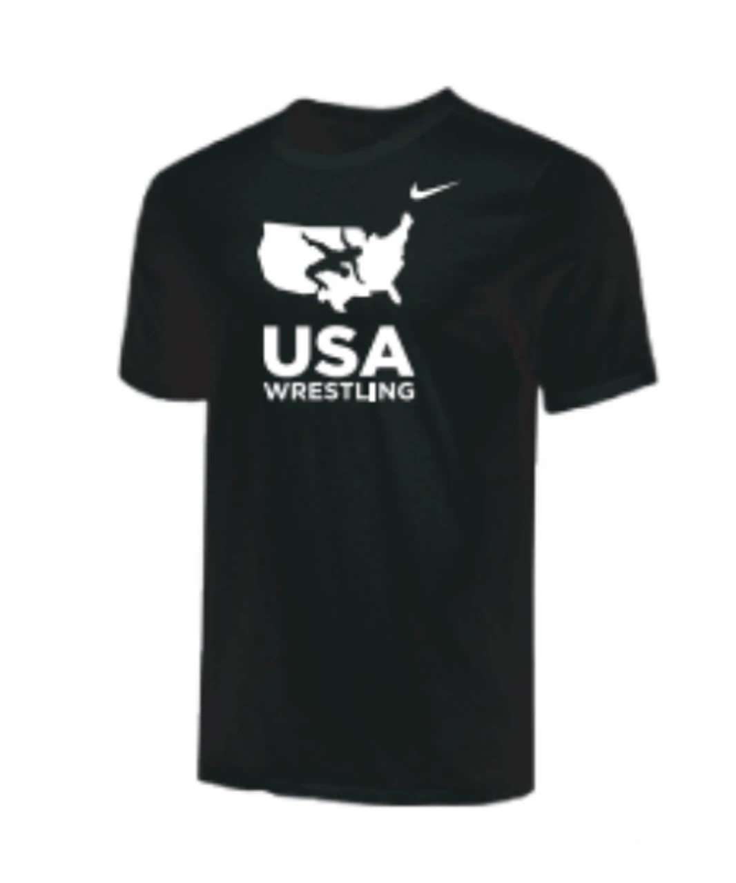 Nike Youth USA Wrestling Tee - Black/White 1 Nike Youth USA Wrestling Tee - Black/White