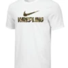 Nike Youth Wrestling Camo Tee - White
