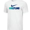 Nike Men's Wrestling Tee - White/Blue