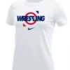 Nike Women's Wrestling Tee - White/Red/Blue