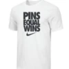 Nike Youth Wrestling Pins Equals Wins Tee - White