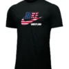 Nike Youth Wrestling USA Flag Tee - Black