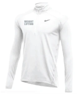 Nike Men's Weightlifting 1/2 Zip Top - White