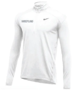 Nike Men's Wrestling 1/2 Zip Top - White